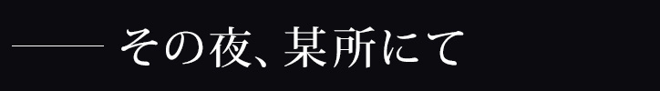 その夜、某所にて